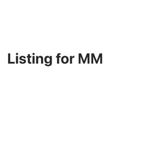 Listing for MM
